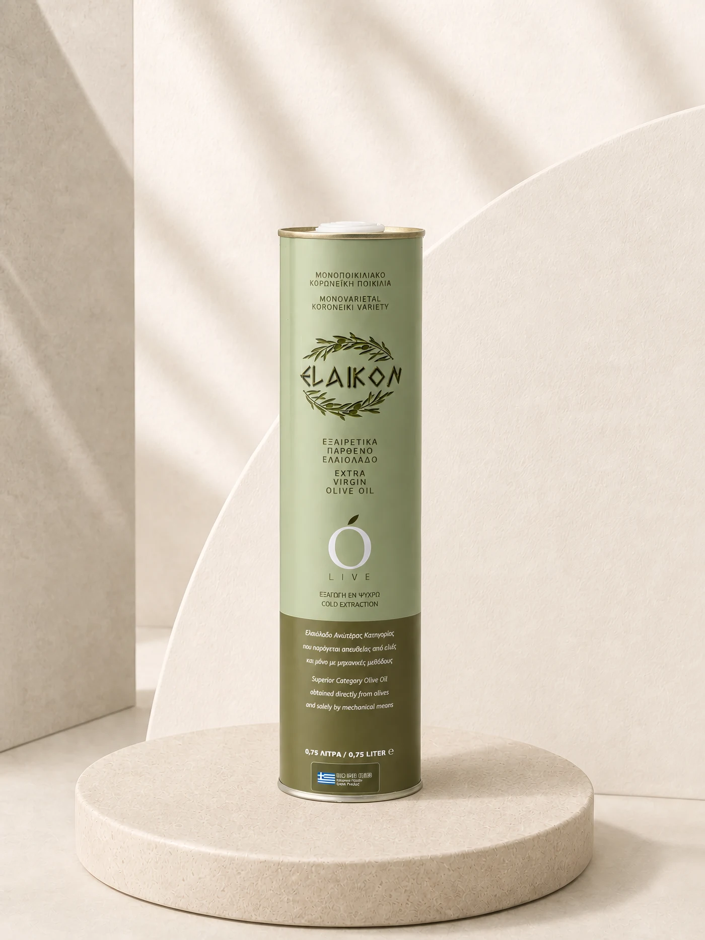 Elaikon · 0,75 л · жесть · 850 г, упаковка целиком